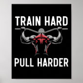 Lat Pulldown Bodybuilding Fitness Workout Poster (Vorne)