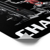 Lat Pulldown Bodybuilding Fitness Workout Poster (Ecke)