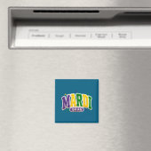 Latch Hook Mardi Gras Trendy Funny Gift Tee Men, W Magnet (In Situ (Geschirrspüler))