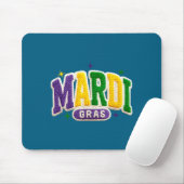 Latch Hook Mardi Gras Trendy Funny Gift Tee Men, W Mousepad (Mit Mouse)