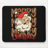 Latch Hook Yarn Crochet Coquette Merry Christmas L Mousepad (Vorne)