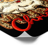 Latch Hook Yarn Crochet Coquette Merry Christmas Poster (Ecke)