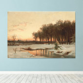 Late Autumn, Saco River Leinwanddruck (Insitu (Holzboden))