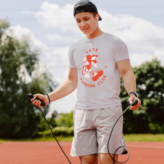 Late Club Retro Funny Personalisiert 2026 T-Shirt