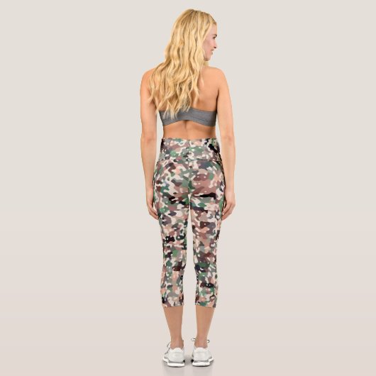Late Fall Colors  Capri Leggings (Rückseite)