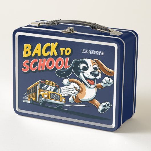 Late for School Dog Lunchbox (Vorderseite)
