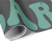 Late Late ist mein Cardio Funny Retro Fitness Gesc Geschenkpapier (Rolleneckpunkt)