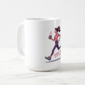 Late Late = My Cardio Kaffeetasse (Vorderseite Links)