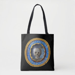 Late mittelalterlicher Manuskript-Skull Tasche