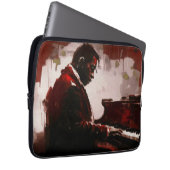 Late night bar pianist laptopschutzhülle (Vorne Rechts)
