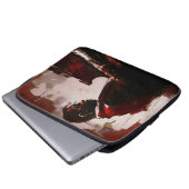 Late night bar pianist laptopschutzhülle (Vorne Knopf)