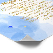 Late Night Diaper Twinkle Twinkle Little Star Poster (Ecke)