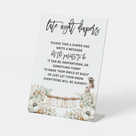 Late night diapers sockelschild (Vorderseite)