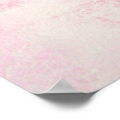 "Late" Pink Abstrakt Art Poster drucken (Ecke)