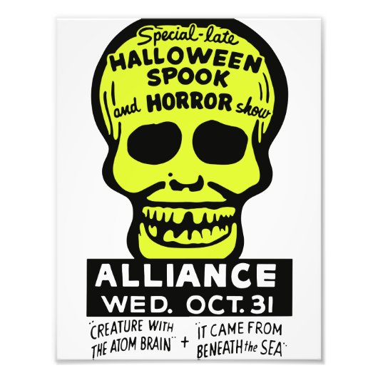 Late Spook and Horror Show Fotodruck (Vorne)