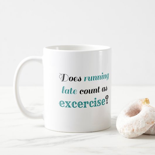 Late-Übung Kaffeetasse (Mit Donut)