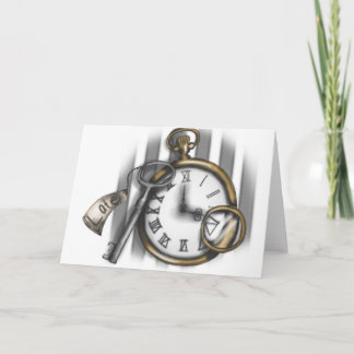 LateClock - Alice-Karte Feiertagskarte