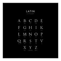 Latein Alphabet