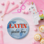 Latein, das hier gesprochen wird pappteller (Party)