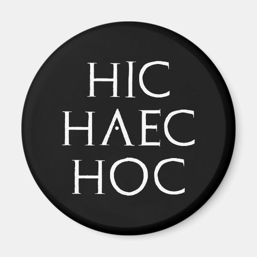 Latein Magnet (Vorne)