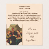Latein Mass Wedding Foto Favoriten Visitenkarten (Außenseite Aufgefaltet)