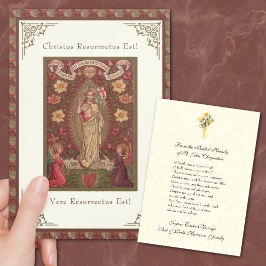 Latein Osterpaschal Segen Jesus Auferstehung