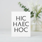 Latein Postkarte (Stehend Vorderseite)