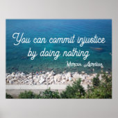 Latein Weisheits-Sprichwort-Justizposter Poster (Vorne)