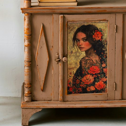 Lateinamerika: Dekoupage Seidenpapier