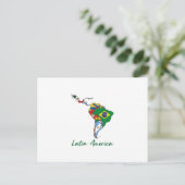 Lateinamerika Postkarte (Stehend Vorderseite)