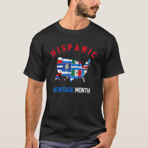 Lateinamerika Stolz Lateinamerikanischer Nationale T-Shirt