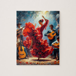 Lateinamerikanerin Latein Flamenco Spanisch Mexika Puzzle