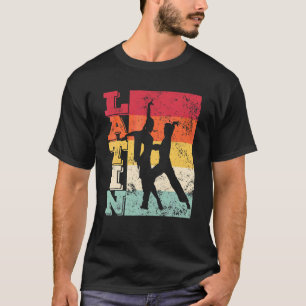 Lateinamerikanischer Tanz Vintage-Tänzer Tanzpaar T-Shirt