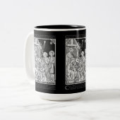 Lateinisch-katholische Epiphanie Zweifarbige Tasse (Vorderseite Links)