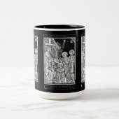 Lateinisch-katholische Epiphanie Zweifarbige Tasse (Mittel)