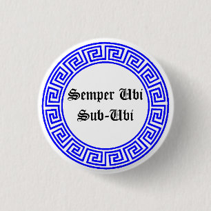 Lateinische allgemeine Bedienungsmeldung Button