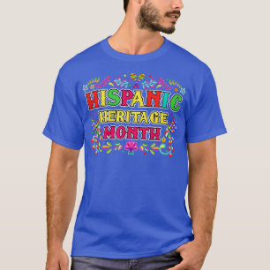 Lateinische Länder Flaggen lateinischer Monat des T-Shirt