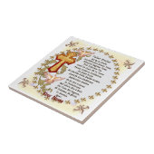 lateinische Lords Gebet Fliese (Seite)