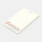 Lateinische Messe Gregorian Chant Trad Katholische Post-it Klebezettel (angewinkelt)