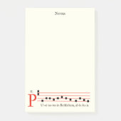 Lateinische Messe Gregorian Chant Trad Katholische Post-it Klebezettel (Vorderseite)