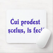 Lateinische Phrase auf Rechtsanwalt Mousepad (Mit Mouse)