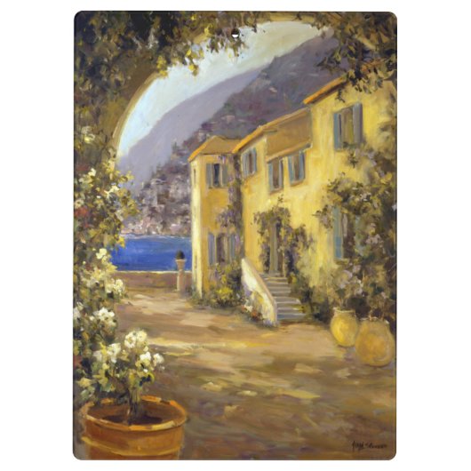 Lateinische Ruhe I Klemmbrett (Rückseite)