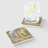 Lateinische Ruhe I Steinuntersetzer (Seitenansicht)