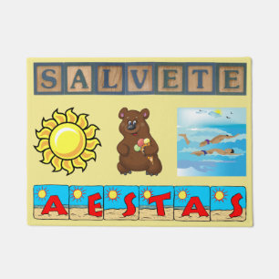 Lateinische Sommerkollektion Fußmatte