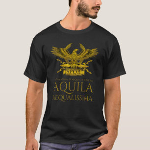 Lateinische Sprache Altes Rom SPQR Der Adler ist d T-Shirt