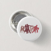 Lateinische Tänzer-Illustration Button (Vorne & Hinten)