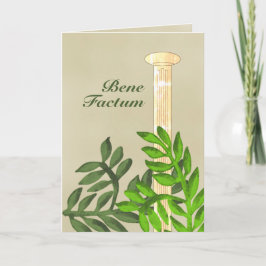 Lateinischer Abschluss Karte