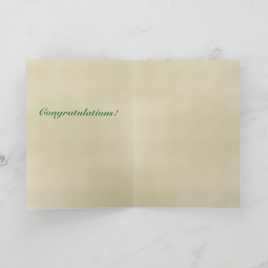 Lateinischer Abschluss Karte (Innenseite)