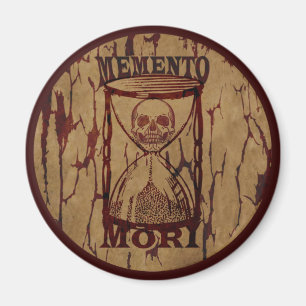 Lateinischer Ausdruck - Nutze den Tag - Memento Mo Magnet