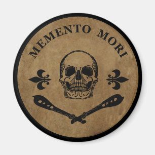 Lateinischer Ausdruck - Nutze den Tag - Memento Mo Magnet
